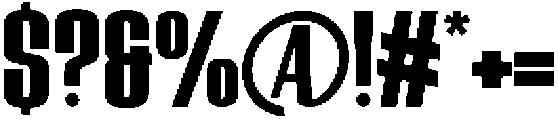 Sporteria Regular otf (400) Font OTHER CHARS