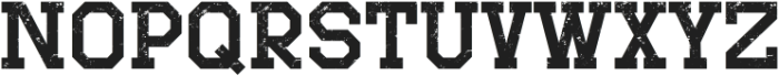 Sportfield Varsity Grunge otf (400) Font LOWERCASE