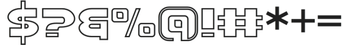 Sportify Line Regular otf (400) Font OTHER CHARS