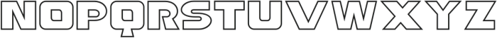 Sportify Line Regular otf (400) Font LOWERCASE