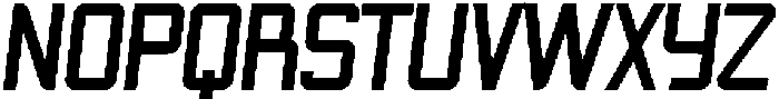 Sportiva Italic otf (400) Font UPPERCASE