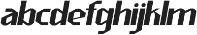 Sportland-Italic otf (400) Font LOWERCASE