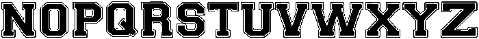 Sporty Regular otf (400) Font UPPERCASE