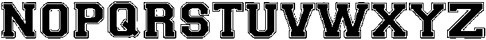 Sporty Regular otf (400) Font LOWERCASE