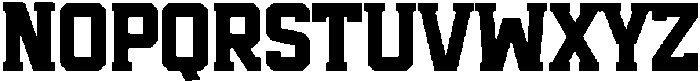 Sporty Squad Regular otf (400) Font LOWERCASE