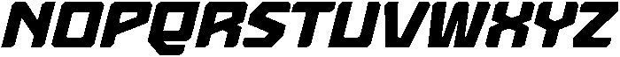 Sporty Youth Italic otf (400) Font UPPERCASE
