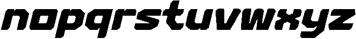 Sporty Youth Italic otf (400) Font LOWERCASE