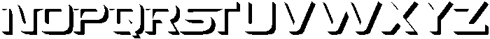 Spotfix Shadow Bold otf (700) Font UPPERCASE