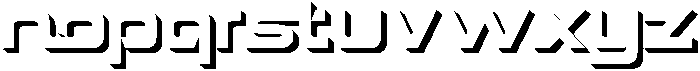 Spotfix Shadow Bold otf (700) Font LOWERCASE
