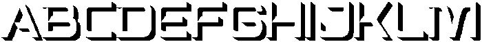 Spotfix Shadow otf (400) Font UPPERCASE