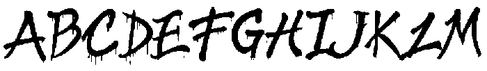 Spray Paint Regular otf (400) Font UPPERCASE