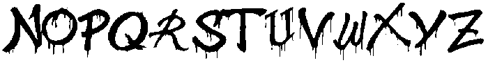 Spray Paint Regular otf (400) Font LOWERCASE