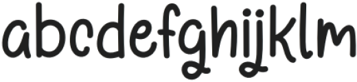 Sprightly Regular otf (400) Font LOWERCASE
