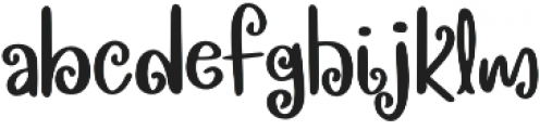 Spring Beets otf (400) Font LOWERCASE