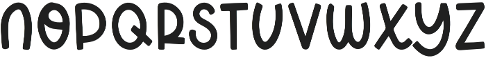 Spring Break Regular otf (400) Font LOWERCASE