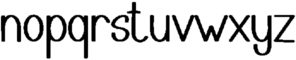 Spring Flower Regular otf (400) Font LOWERCASE