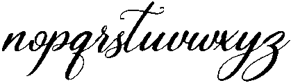 Spring Katteny Italic Italic otf (400) Font LOWERCASE