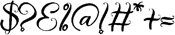 Spring Katteny otf (400) Font OTHER CHARS