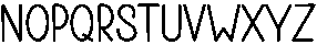 Spring Minimalist Regular otf (400) Font UPPERCASE