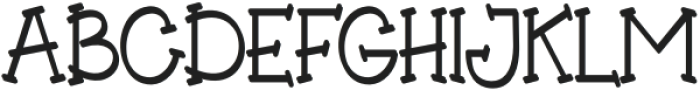 Spring Party Regular otf (400) Font UPPERCASE