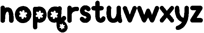 Spring Regular otf (400) Font LOWERCASE