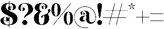 Spring Rustic otf (400) Font OTHER CHARS