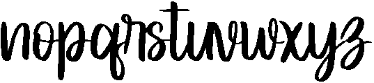 Springtime otf (400) Font LOWERCASE