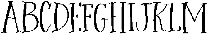 Sprinkle Cookie Serif Regular otf (400) Font UPPERCASE