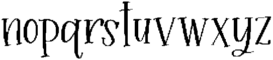 Sprinkle Cookie Serif Regular otf (400) Font LOWERCASE