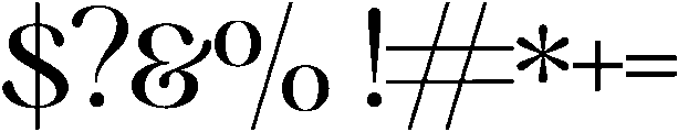 Sprinter otf (400) Font OTHER CHARS