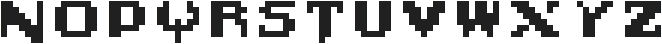 SpriteMaster ttf (400) Font UPPERCASE
