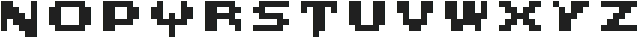 SpriteMaster ttf (400) Font LOWERCASE