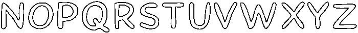 Sprout Outline Medium otf (500) Font UPPERCASE