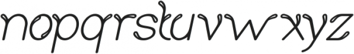 Sprout and The Bean Bold Italic otf (700) Font LOWERCASE