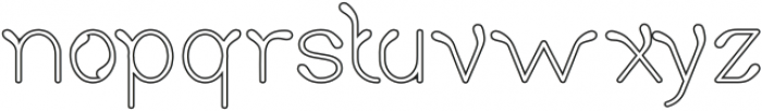 Sprout and The Bean-Hollow otf (400) Font LOWERCASE