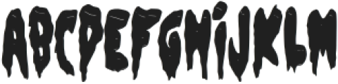 Spyceblood Regular otf (400) Font UPPERCASE