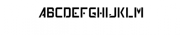 Space Mangust Font UPPERCASE