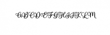 Spalding Script Font.ttf Font UPPERCASE