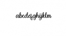 Spalding Script Font.ttf Font LOWERCASE