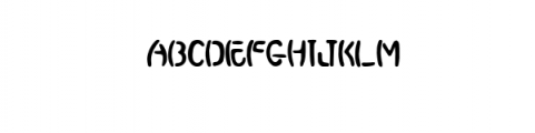 Spidoels Jadoels Hand writing Font LOWERCASE