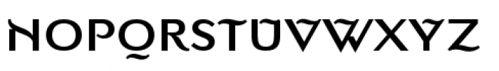 Sparrowhawk Font UPPERCASE