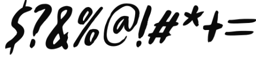 Spinwash Italic Font OTHER CHARS