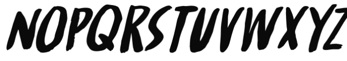 Spinwash Italic Font LOWERCASE