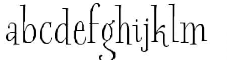Spry Roman Basic Font LOWERCASE