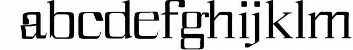 Spark Serif Typeface 2 Font LOWERCASE