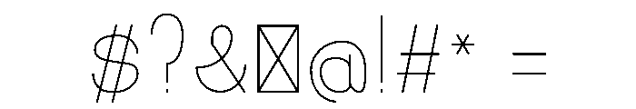 SP Butch Lite Light Font OTHER CHARS