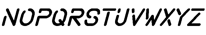 SPACE FUTURE Bold Italic Font UPPERCASE