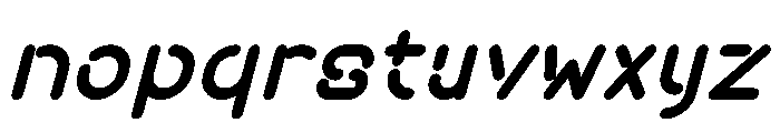 SPACE FUTURE Bold Italic Font LOWERCASE
