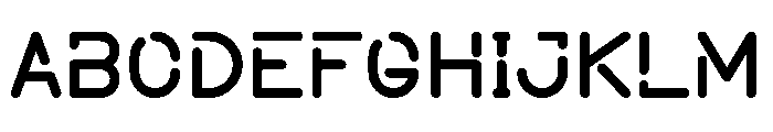 SPACE FUTURE Bold Font UPPERCASE
