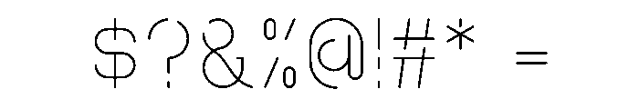 SPACE FUTURE LIGHT Font OTHER CHARS